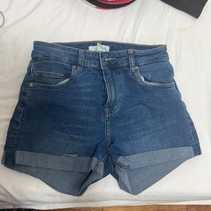Blue shorts